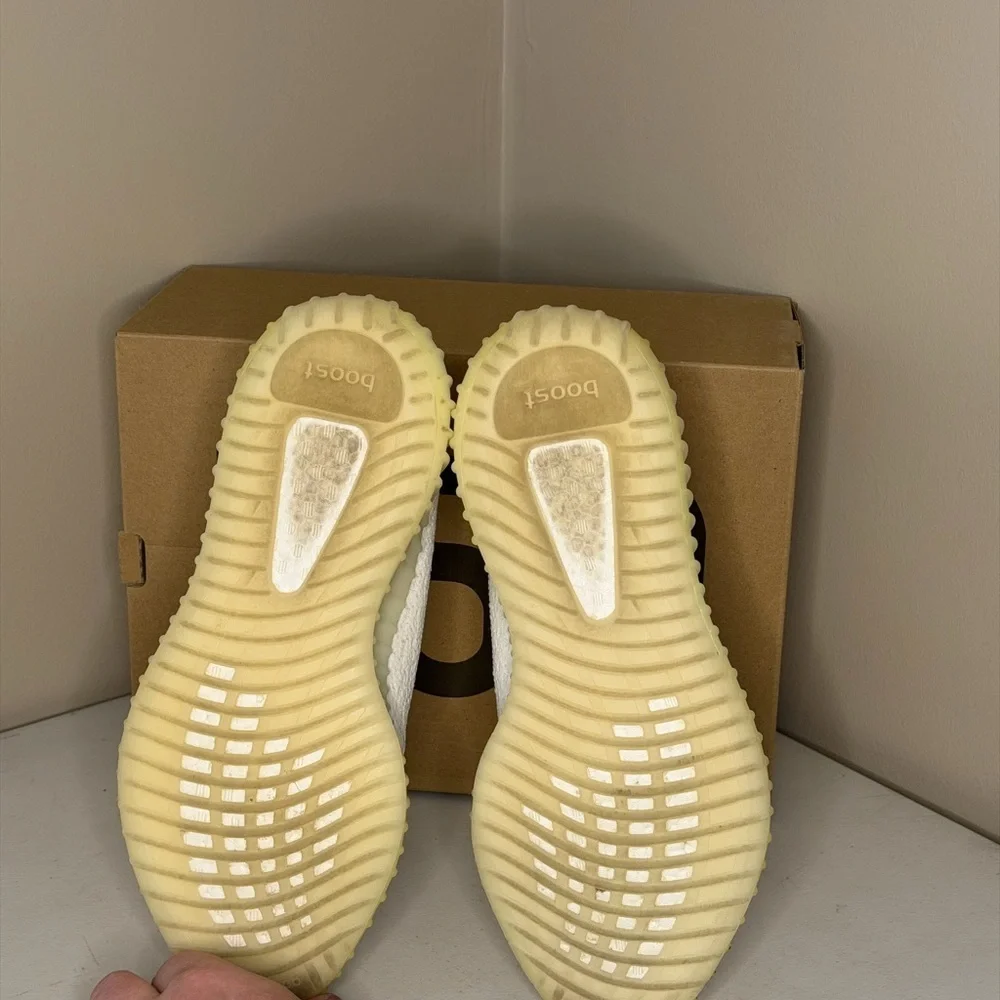Adidas Yeezy Boost 350 V2 White with Yellow Sole